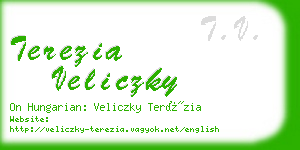 terezia veliczky business card